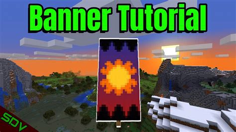 sun banner minecraft|minecraft sunset banner.